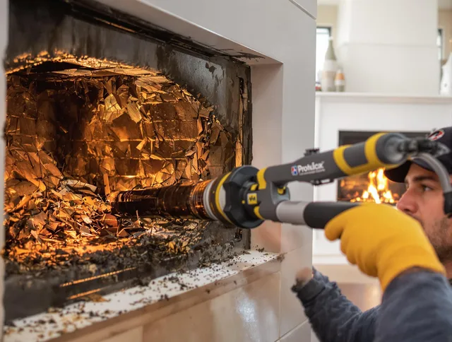 Professional chimney cleaning by North Castle Chimney Sweep in North Castle, NY
