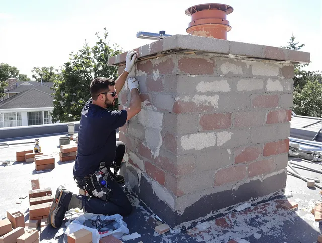 Advanced chimney repair process by North Castle Chimney Sweep in North Castle, NY