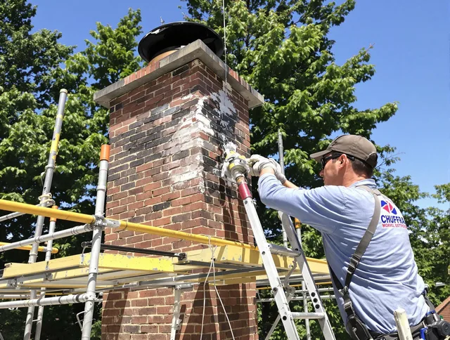 Structural chimney repair by North Castle Chimney Sweep in North Castle, NY