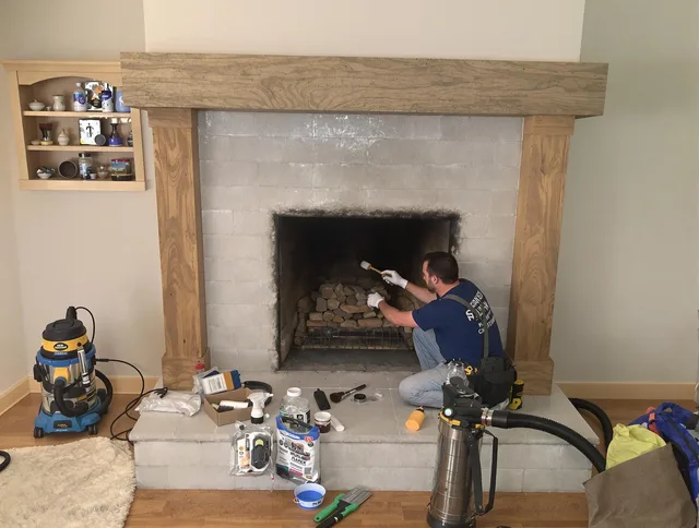 Detailed creosote removal process by North Castle Chimney Sweep in North Castle, NY