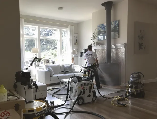 Soot removal service by North Castle Chimney Sweep for a fireplace in North Castle, NY