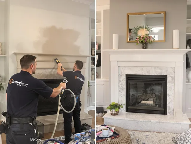 Professional soot removal by North Castle Chimney Sweep team in North Castle, NY